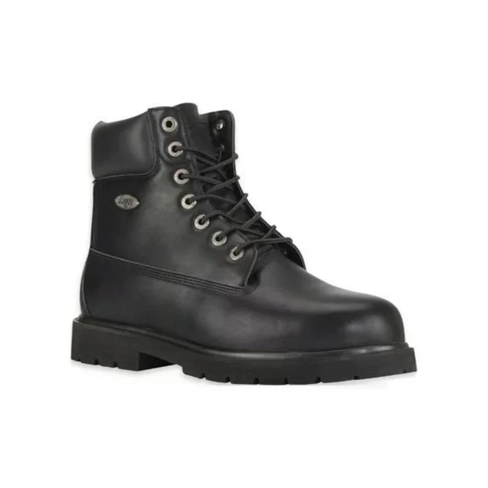 Lugz Mens Drifter 6 Steel Toe Work Boots Black Size 13 D New
